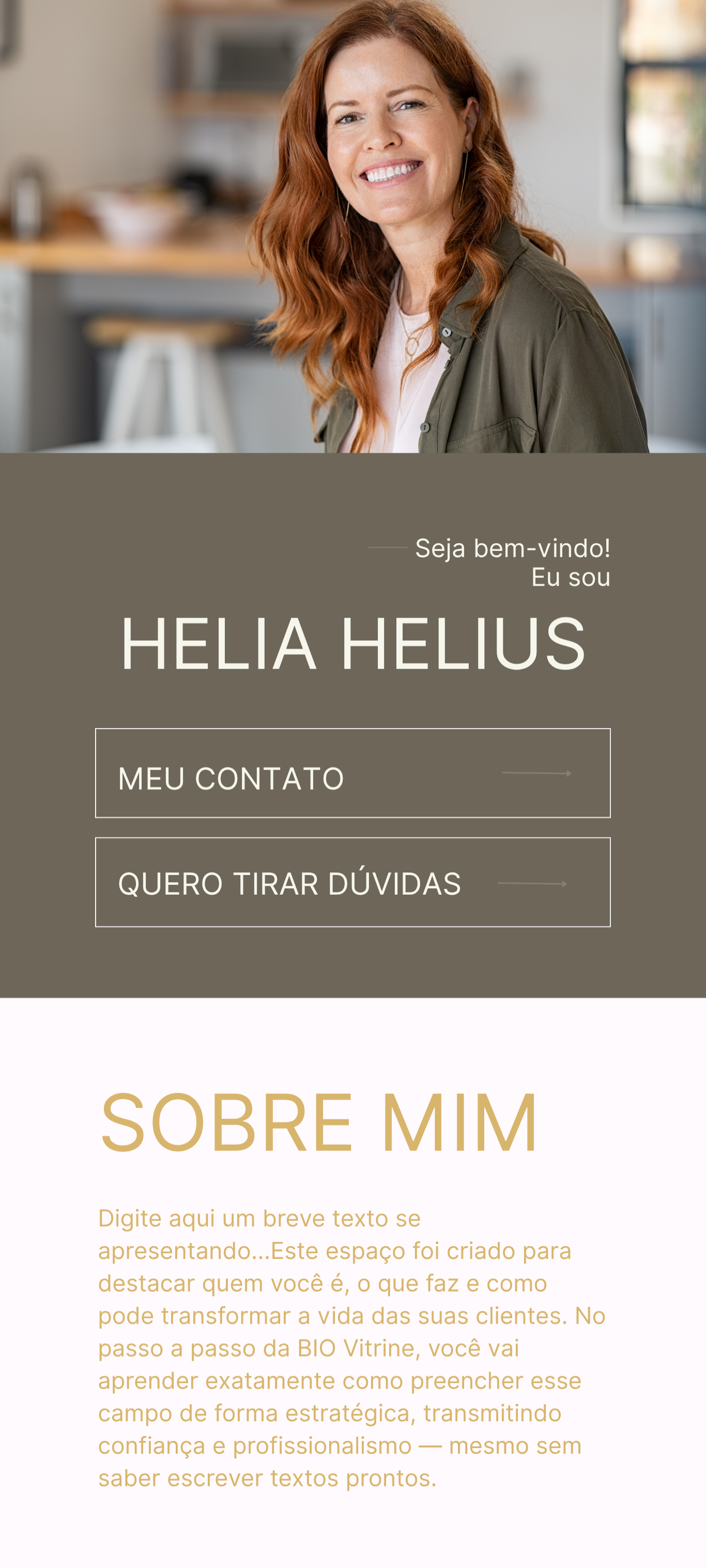 Mini site Arquitetura — Prime Box